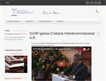 Tablet Screenshot of iciar.org